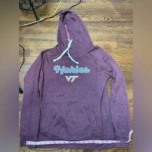 Captivating Apparel VT Hokies Maroon Hoodie Size Medium